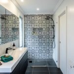 Bathroom feature tiles